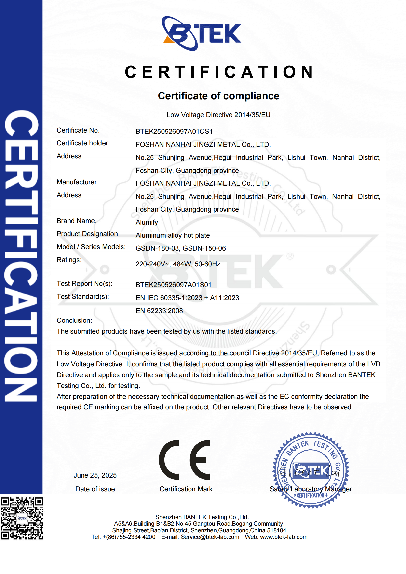 BTEK250526097A01CS1 - LVD Certificate